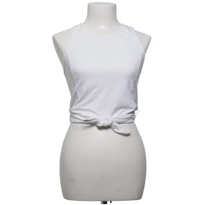 Sports tank top (White) from Oysho Sport Cotton, Elastane