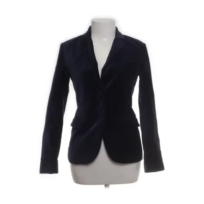 Blazer (Blauw) van Custommade Katoen, Elastaan, Polyester