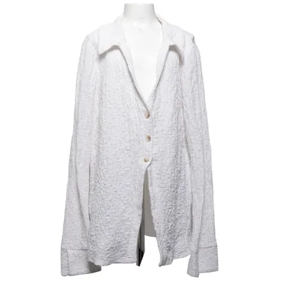 Blouse (Wit) van River Island Katoen, Elastaan, Polyester