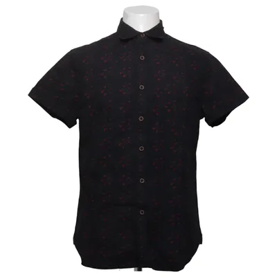 Short sleeve shirt (Black, Red) from Denim & Flower Cotton