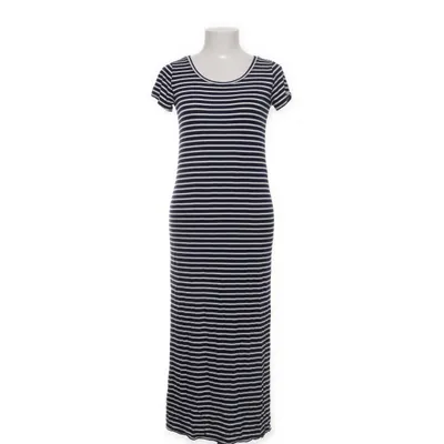 Robe longue (Bleu, Blanc) de E&D Coton, Élasthane