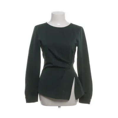 Bluse (Grøn) fra Zara Basic Collection Elastan, Polyester
