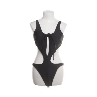 Badpak (Zwart) van Mugler x H&M Elastaan, Polyamide