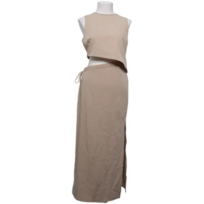 Robe longue (Beige) de NA-KD Élasthane, Polyester