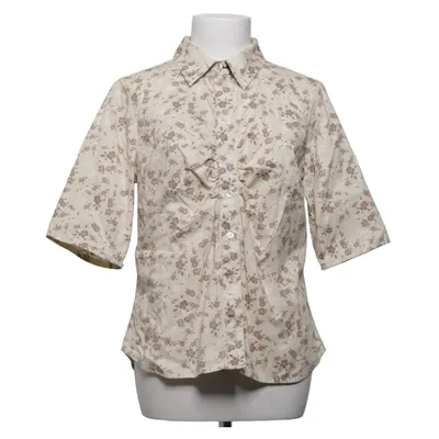 Short sleeve shirt (Beige, Brown) from VISUAL