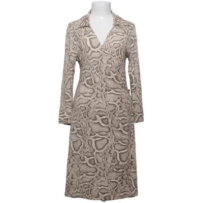 Wikkeljurk (Beige, Bruin) van Vera Velour Elastaan, Viscose