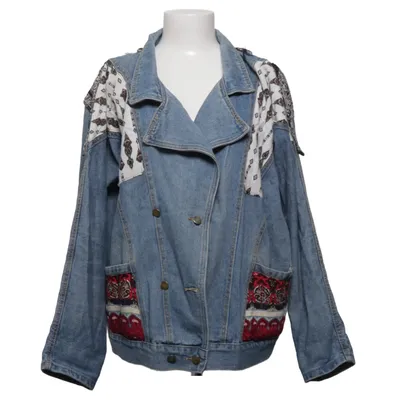 Denimjakke (Blå, Flerfarvet) fra L.B.C. Polyester