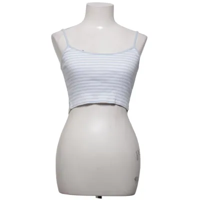 Crop top (Blå, Vit) från Brandy Melville Bomull