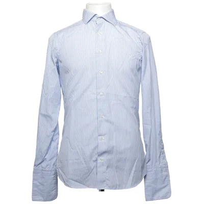 Skjorta (Blå, Vit) från Shirtonomy Bomull