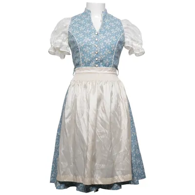 Dirndl (Blauw, Wit) van Alb Trachten Katoen, Polyester