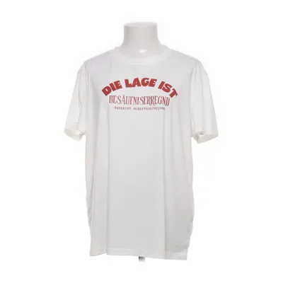 T-shirt (Hvid, Rød) Polyester