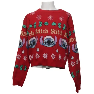 Christmas sweater (Red, Multicolored) from Disney by Primark Metallic fiber, Polyamide, Polyester, Viscose