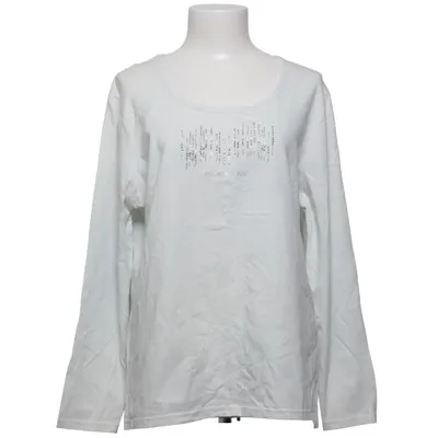 Lange mouwen shirt (Wit) van Bluoltre Katoen, Elastaan