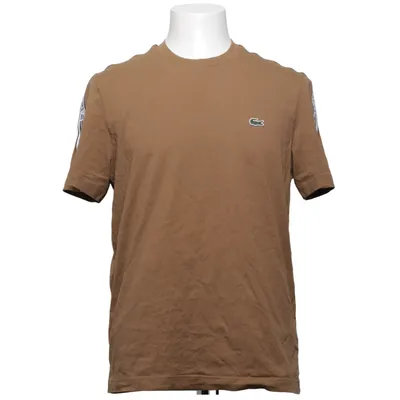 T-shirt (Marron) de Lacoste Coton