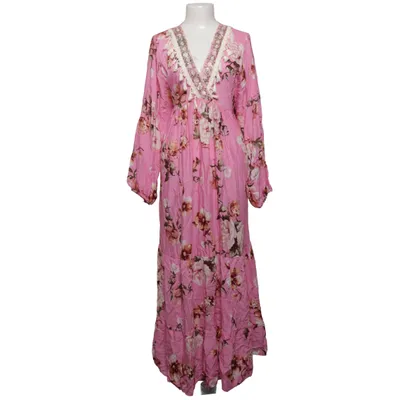 Maxikleid (Pink, Mehrfarbig) von Leana Mode Elasthan, Viskose