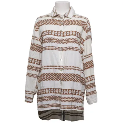 Tunique (Blanc, Marron) de TurQuoise Coton