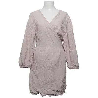 Omlottklänning (Beige) från H&M Premium Quality Bomull, Linne