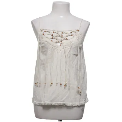 Tank Top (White) from Zara Cotton