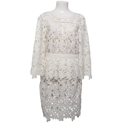 Jurk (Wit, Beige) van Fall Winter Spring Summer Polyester
