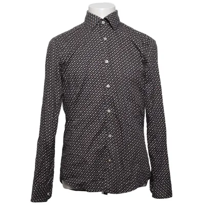 Shirt (Black, White, Brown) from Boss Cotton, Lyocell
