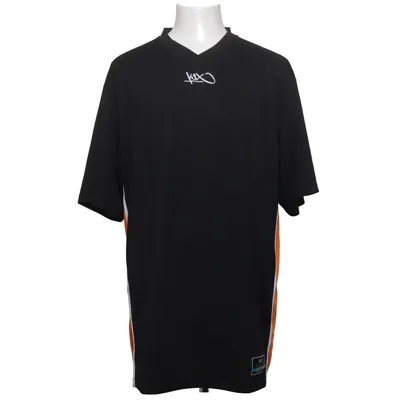 Basketball shirt (Black, Orange, White) from K1X Polyester