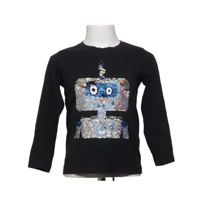 Long sleeve T-shirt (Black) from Lindex Kids Cotton