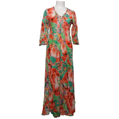 Robe longue (Vert, Orange, Multicolore) de Oneseason Coton
