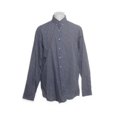 Buttondown-skjorta (Blå, Vit) från Seven Seas Bomull