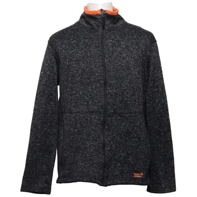 Fleece jacket (Gray, Orange) from Maui Sports Polyester