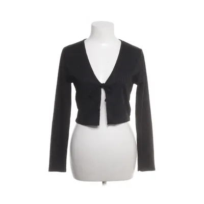 Cardigan cache-cœur (Noir) de Topshop Élasthane, Polyester