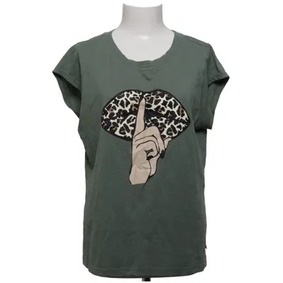 T-shirt (Groen) van Coster Copenhagen Katoen, Polyester