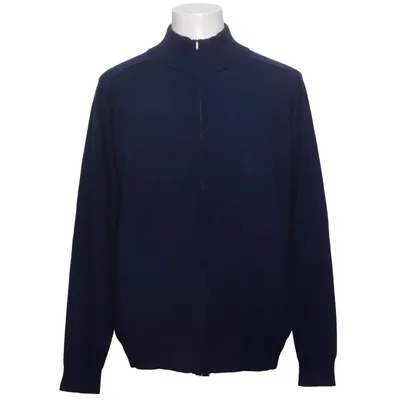 Cardigan (Bleu) de Mercedes-Benz Cachemire, Laine de mouton