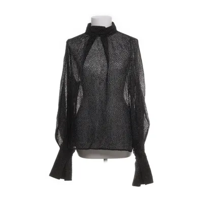 Blouse (Black, White) from Dagmar Viscose, Polyamide