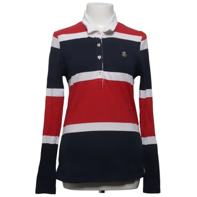 Rugby shirt (Blauw, Rood, Wit) van Newhouse Katoen, Elastaan