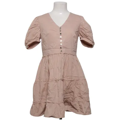 Jurk (Beige) van Lequeen Katoen, Polyester