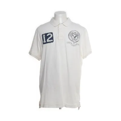 Polo (Blanc, Multicolore) de American Eagle Outfitters Acrylique, Coton, Laine