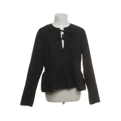 Blouse lavallière (Noir) de Ganni Coton biologique
