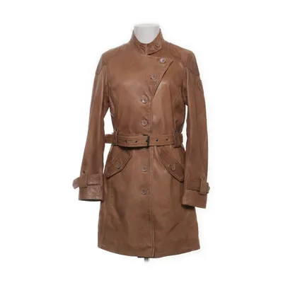 Läderkappa (Brun) från Gipsy Skinn, Polyester