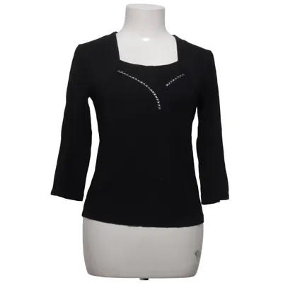 Langærmet t-shirt (Sort) fra Pardon Elastan, Viscose