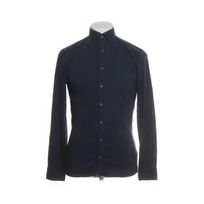 Lange mouwen shirt (Blauw) van Olymp Elastaan, Lyocell, Polyamide