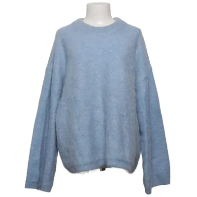 Tröja (Blå) från H&M Premium Quality Elastan, Mohair, Polyester, Ull