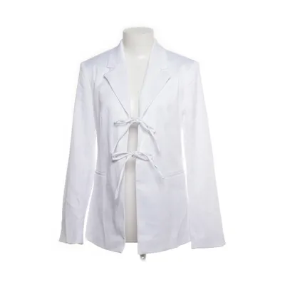 Blazer (Hvid) fra NA-KD Elastan, Polyester, Viscose