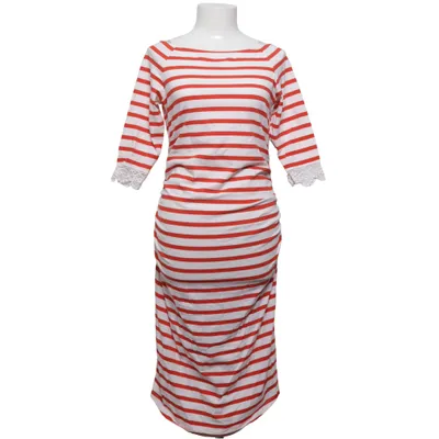 Dress (Red, White) from Mint & Berry Cotton, Elastane
