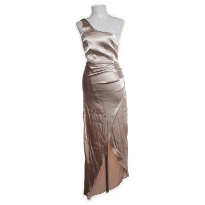 Maxi dress (Beige, Gold) from White Fox Polyester