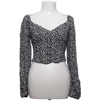 Crop top (Zwart, Wit) van FB Sister Viscose