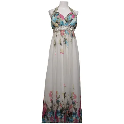 Robe dos-nu (Blanc, Multicolore) de Quiz Élasthane, Polyester