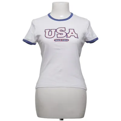 T-shirt (Blanc, Bleu) de Divided by H&M Coton