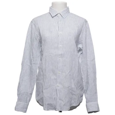Skjorta (Vit, Blå) från Uniqlo Linne