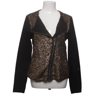 Cardigan (Noir, Or) de Zoul Edition Acrylique, Polyester, Laine