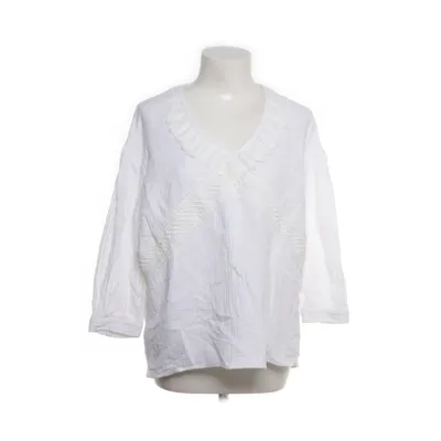 Blouse (White) from Zara Cotton